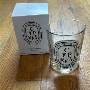 Diptyque Paris Cypres Glass Vessel